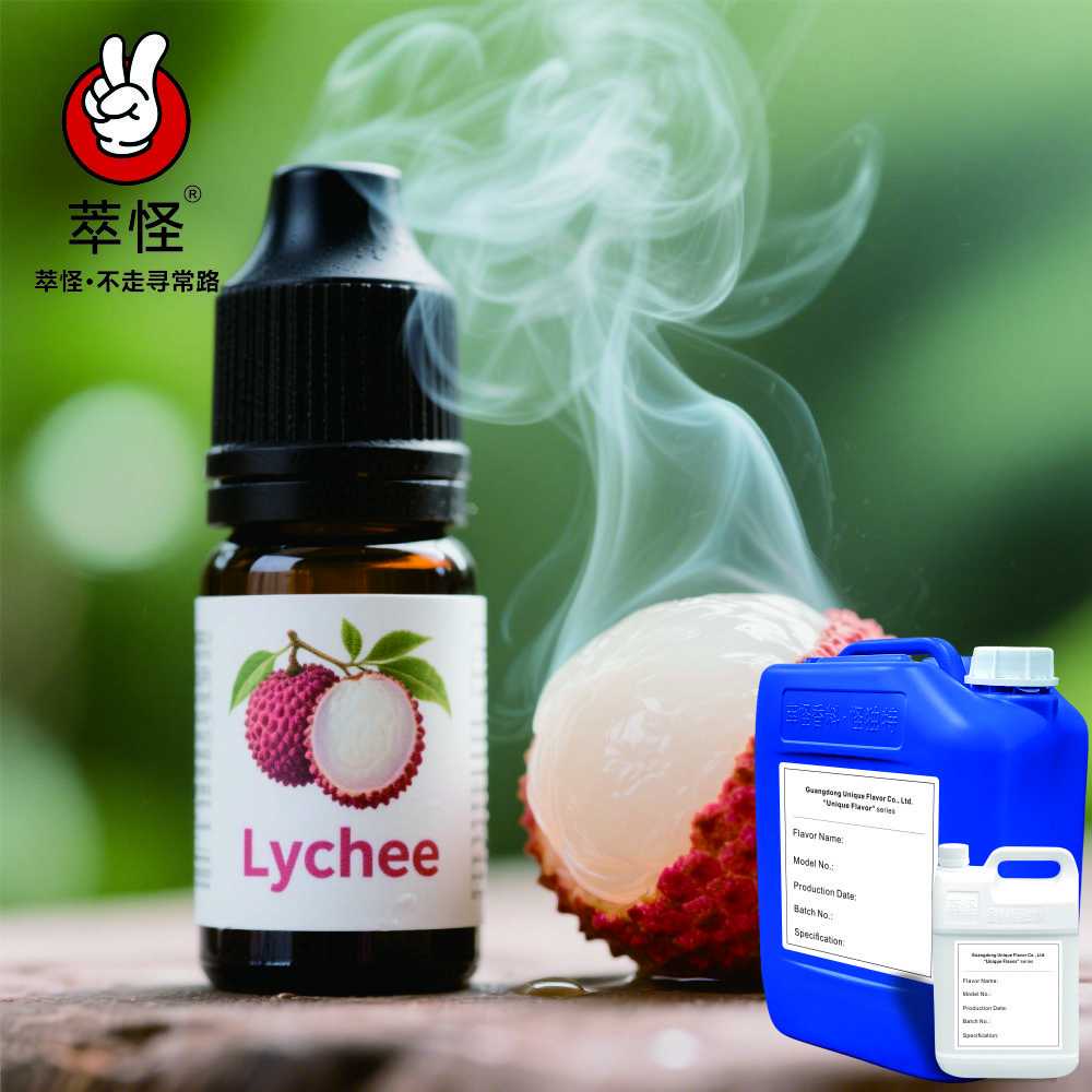 The flavor of fresh lychees
