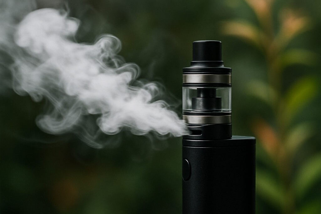 Les cigarettes électroniques noires et les concentrés de saveur de nuages de vapeur pour les e-liquides