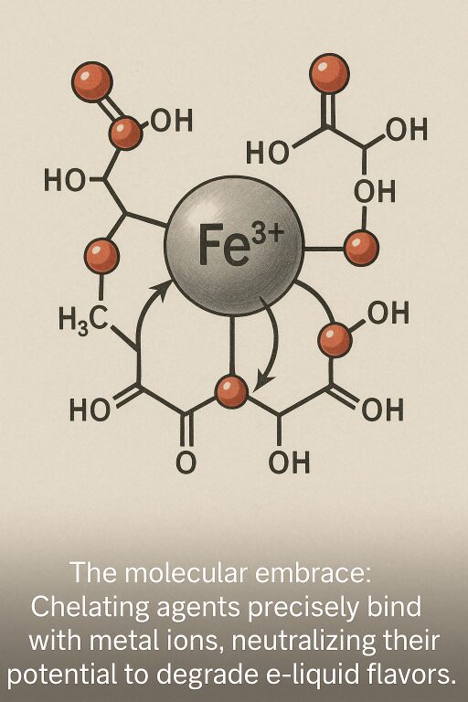 Молекулярные объятия: концентраты вкуса лимонной кислоты и ионов железа для электронных жидкостей