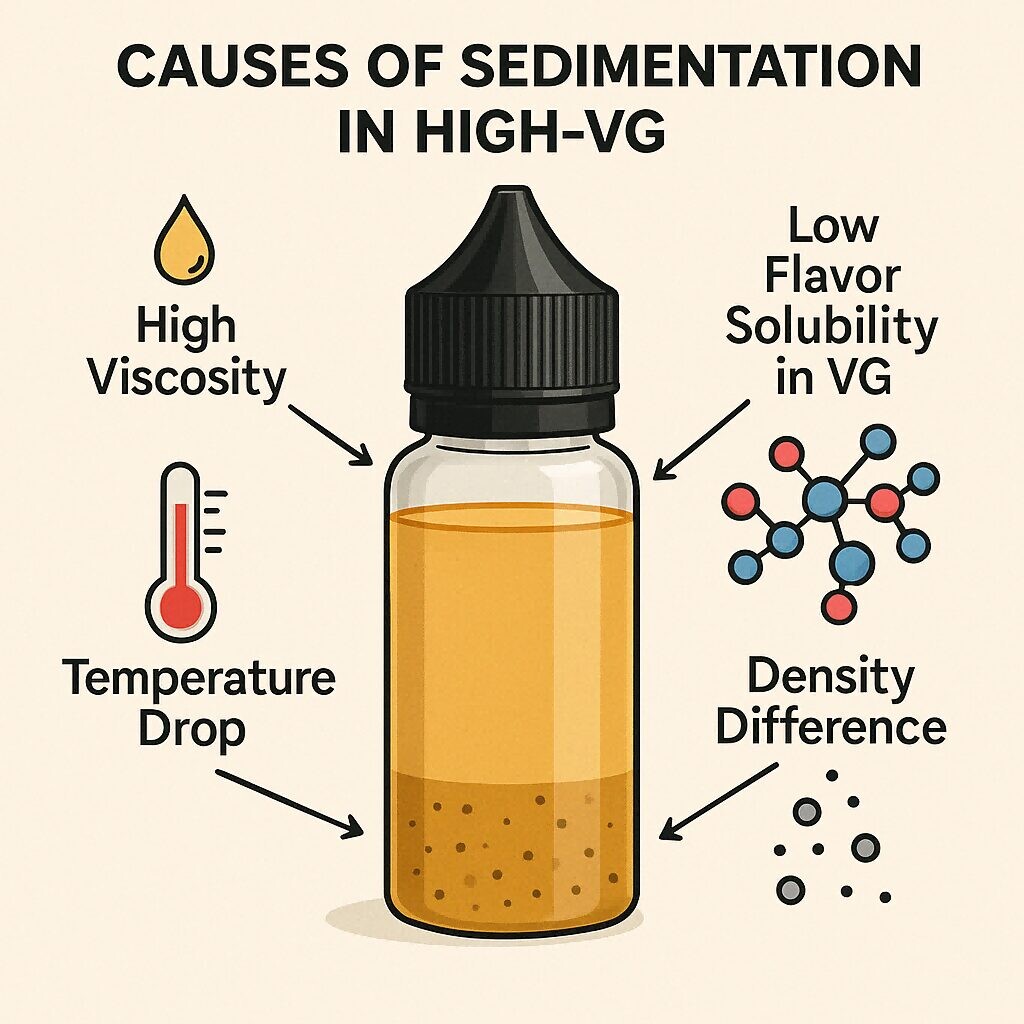 概述电子液体的高VG沉积物风味浓缩物