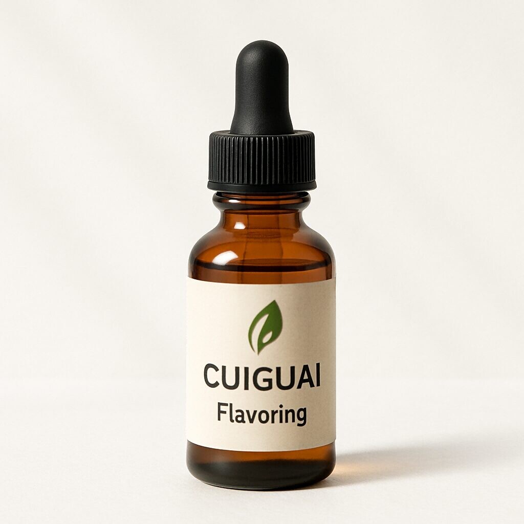 CUIGAUI Arômes Amber Verre Dropper Bouteille Ferme Flavour pour les e-liquides