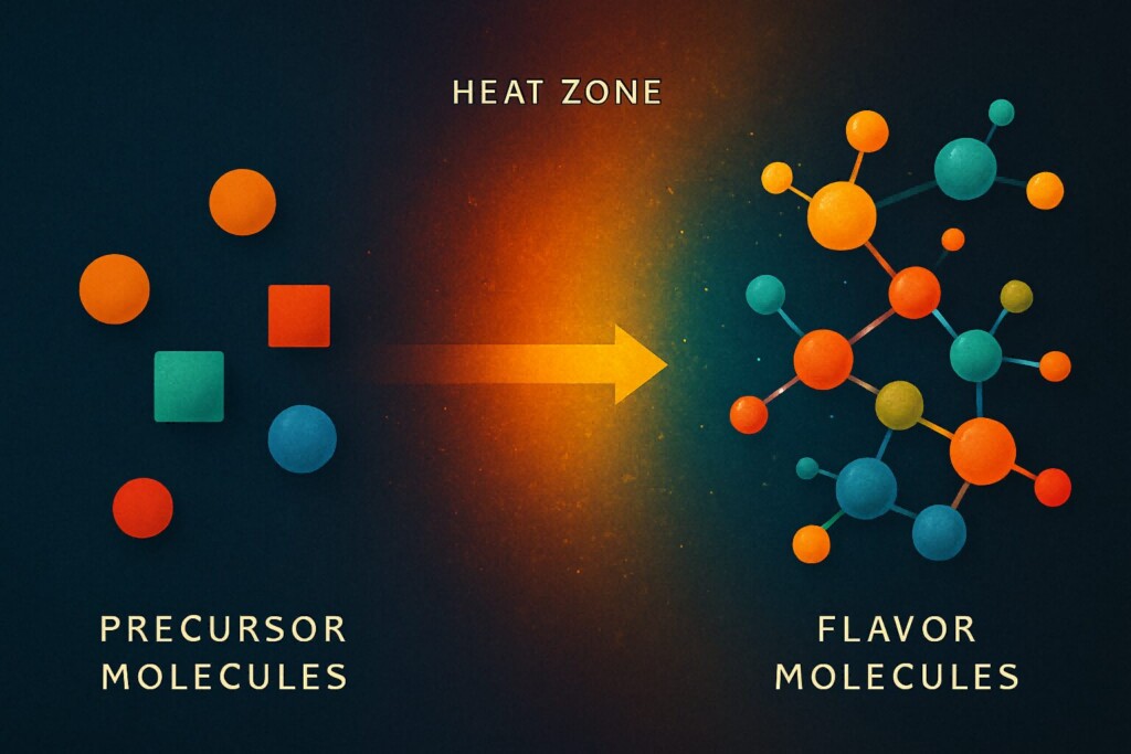 Transformation moléculaire et formation de saveurs Concentré de saveur pour les e-liquides