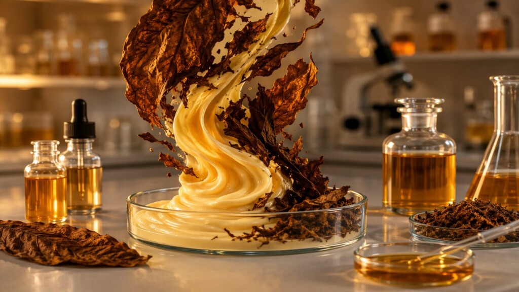 Découvrez la science derrière la saveur de e-liquide au tabac crème — une fusion haut de gamme de tabac riche et de crème onctueuse, élaborée par Guangdong Unique Flavor Co., Ltd., un fournisseur de saveurs pour e-liquides de premier plan en Chine.