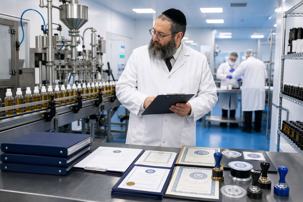 certification de la maison des arômes casher, inspection des e-liquides mashgiach, audit des extraits d'arômes casher, certification du fabricant d'arômes OU OK Star-K