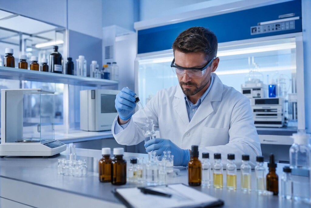 Le laboratoire de R&D certifié GMP de Cuiguai Flavor développe des concentrés de saveurs pour e-liquides compatibles avec les résistances — des formulations sans sucralose avec une documentation complète sur la stabilité thermique pour les clients de marques B2B cherchant à optimiser à la fois la performance des saveurs et la longévité des résistances.