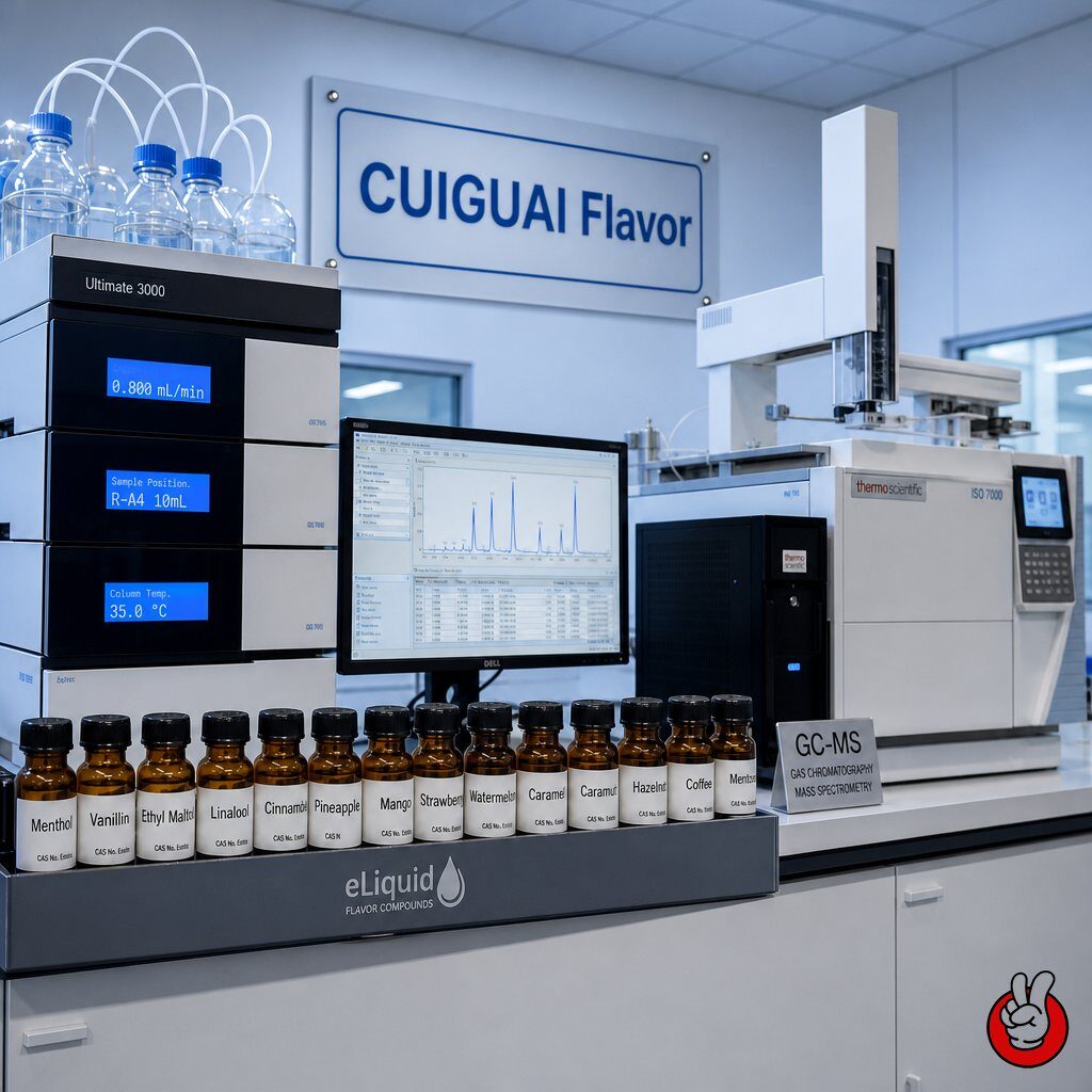 高性能分析化学实验室利用 GC-MS 和 HPLC 设备来表征电子烟液香料化合物和 UVCB，以满足严格的欧洲化学品管理局 (ECHA) REACH 注册要求。