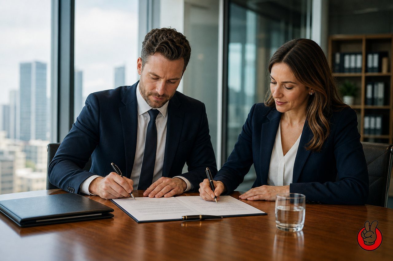 A flavor buyer and supplier sign a mutual NDA before sharing proprietary e-liquid formulations under CUIGUAI's confidentiality framework.